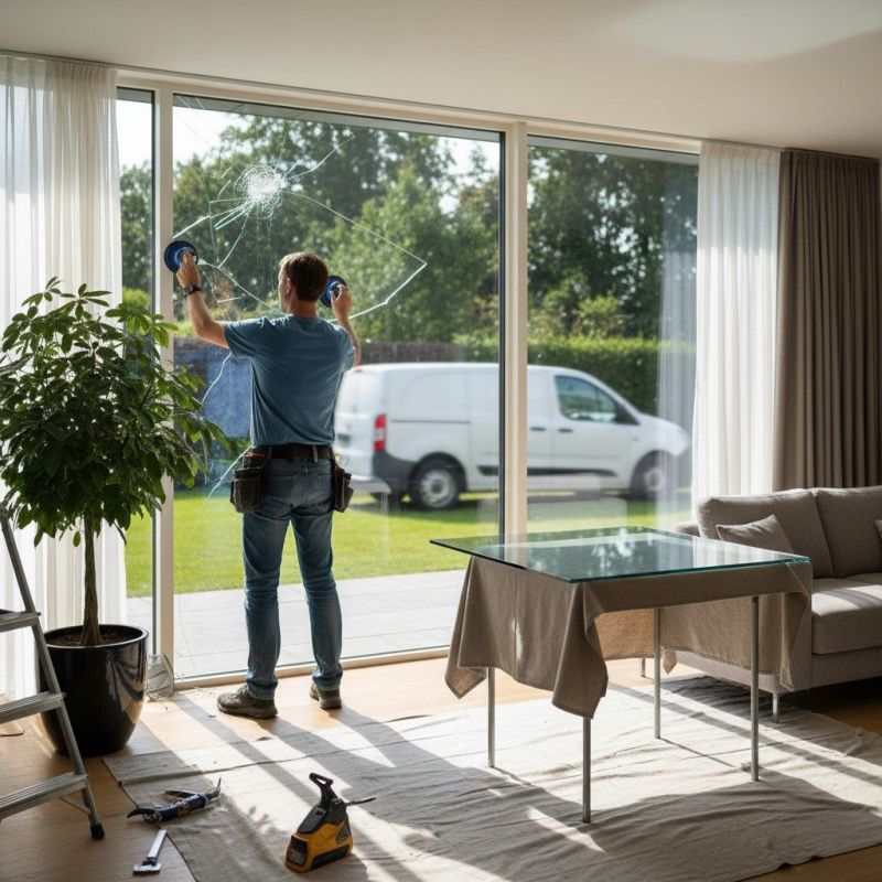 Broken Window Repair detail